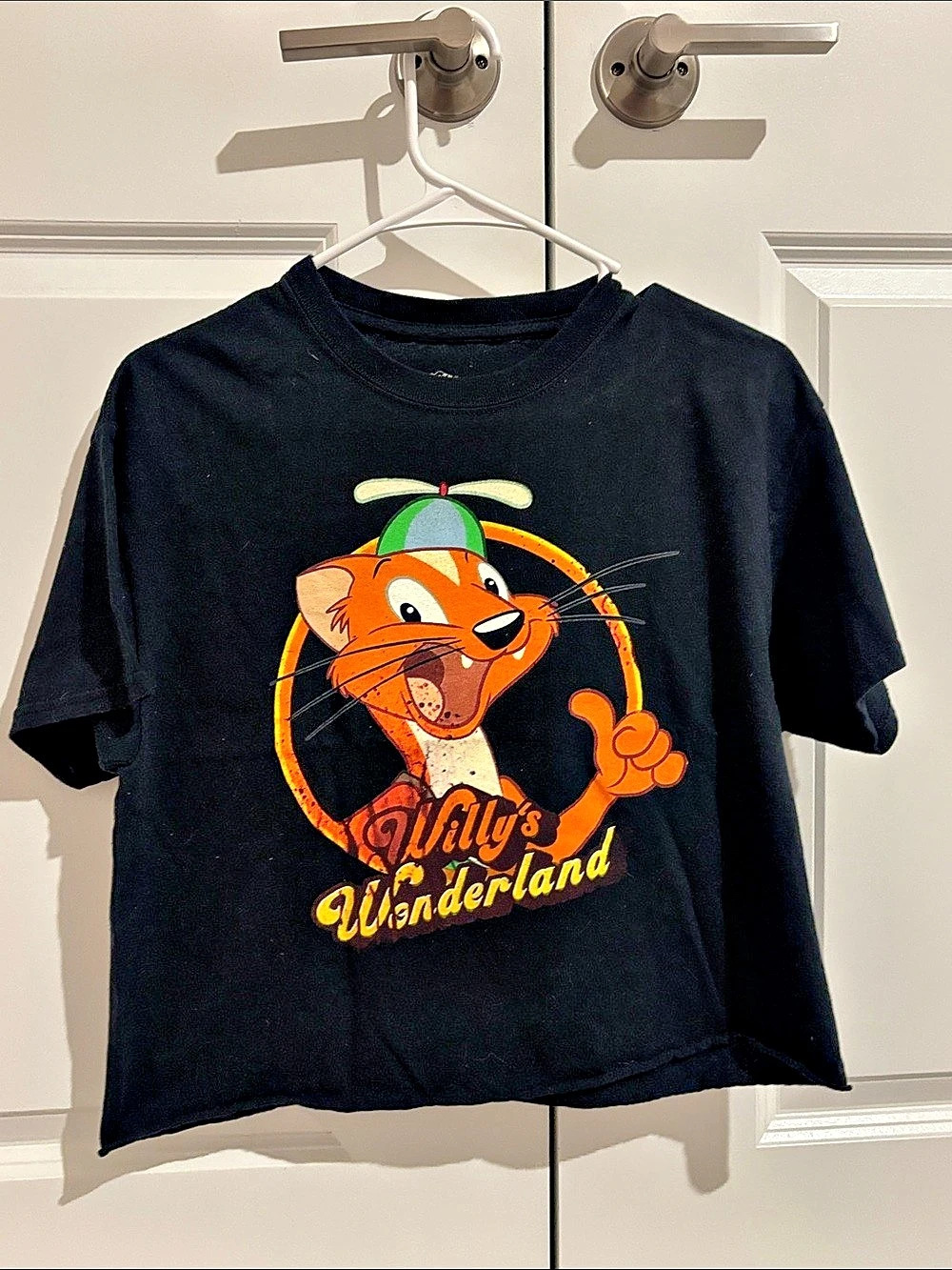 Willy's Wonderland Willy Weasel crop top